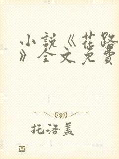 小说《花路璀璨》全文免费阅读