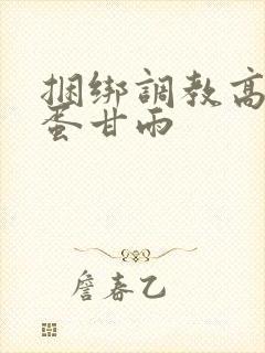 捆绑调教高潮跳蛋甘雨