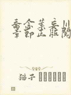 乔念叶妄川最新章节正版阅读