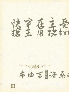 快穿在主受文里抢主角攻txt