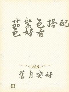 茄紫色搭配什么色好看