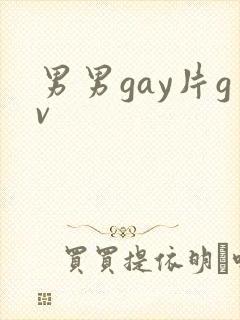 男男gay片gv