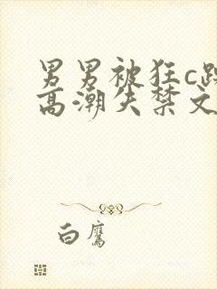 男男被狂c躁到高潮失禁文