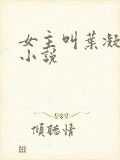 女主叫叶凝月的小说