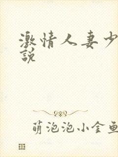 激情人妻少妇小说