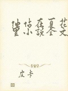 他站在夏花绚烂里小说全文