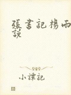 张书记杨雨婷小说封面