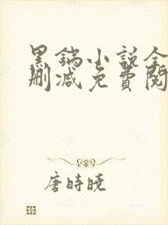 黑锅小说全文无删减免费阅读