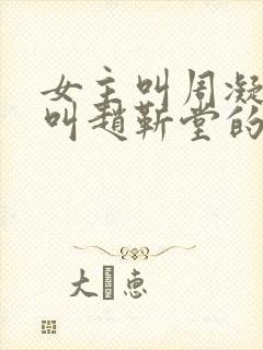 女主叫周凝男主叫赵靳堂的小说封面