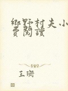 乡野村夫小说免费阅读