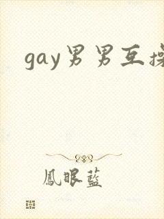 gay男男互操封面