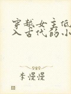 穿越女主低调融入古代的小说