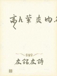 高h荤爽肉欲文〈封面