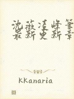 沈薇凌峰笔趣阁最新更新章节列表