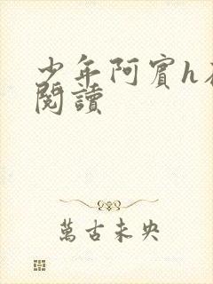 少年阿宾h在线阅读