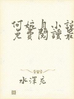 何婉月小说全文免费阅读最新章节