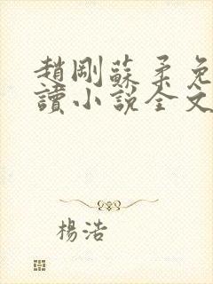 赵刚苏柔免费阅读小说全文封面