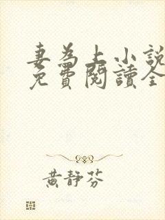 妻为上小说全文免费阅读全文封面