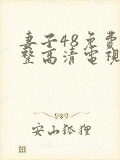 妻子48免费完整高清电视剧