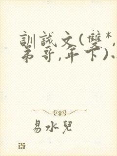 训诫文(双*,弟哥,年下)小说双胞胎