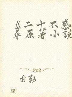 《二十不惑》周寻原著小说