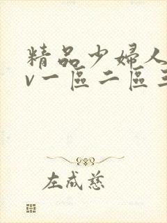 精品少妇人妻av一区二区三区封面