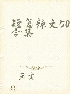 短篇辣文500合集