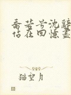 乔若兮沈辞安他站在回忆尽头小说阅读