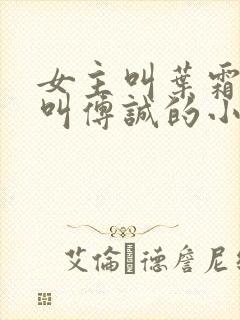 女主叫叶霜男主叫傅诚的小说封面