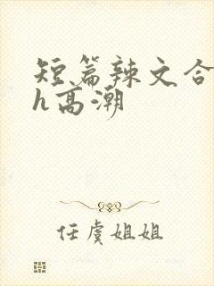 短篇辣文合集高h高潮