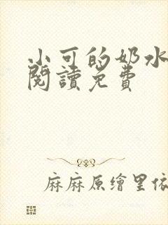 小可的奶水全文阅读免费