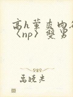 高h荤爽肉欲文〈np〉双男封面