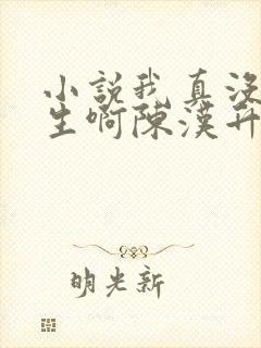 小说我真没想重生啊陈汉升免费全集