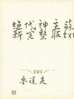 绝代神主苏莫最新完整版txt