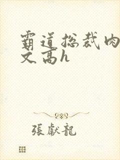 霸道总裁肉多荤文高h