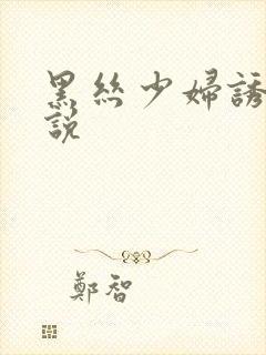 黑丝少妇诱惑小说