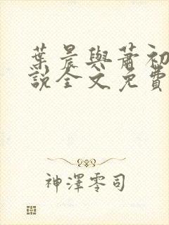 叶晨与萧初然小说全文免费阅读