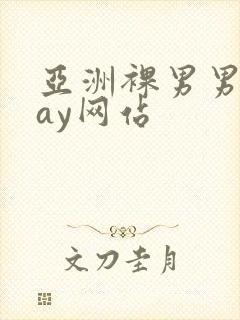 亚洲裸男男同gay网站封面