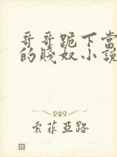 哥哥跪下当妹妹的贱奴小说