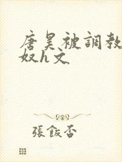 唐昊被调教成肉奴h文封面