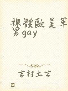 裸体欧美军警猛男gay封面