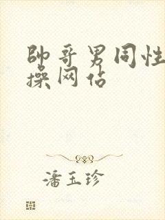 帅哥男同性恋互操网站