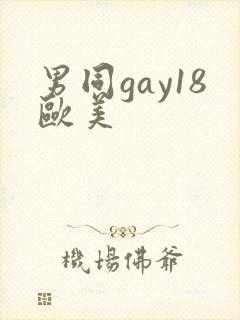 男同gay18欧美
