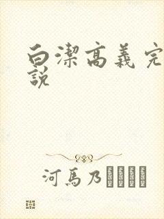 白洁高义完整小说