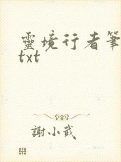 灵境行者笔趣阁txt