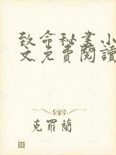 致命秘书小说全文免费阅读无弹窗