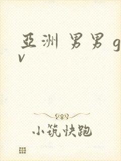 亚洲 男男 gv封面