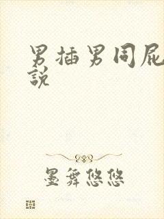 男插男同屁眼小说