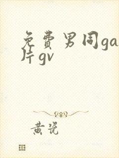 免费男同gay片gv