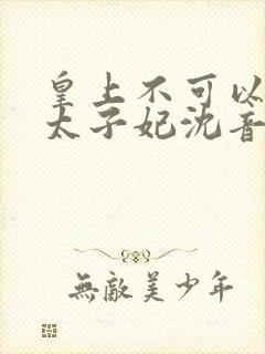 皇上不可以我是太子妃沈音小说免费阅读封面